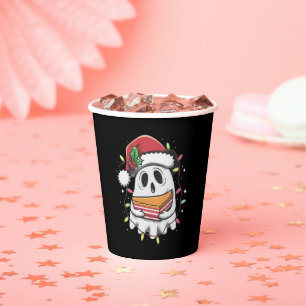 Christmas Cute Ghost Santa Party Xmas Holiday Paper Cups