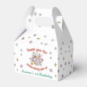 Christmas Cute Groovy Ball Birthday Party Favour Box