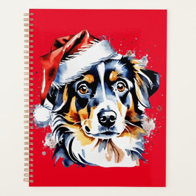 Christmas cute puppy planner (Front)