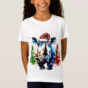 Christmas cute rhino T-Shirt
