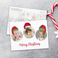 Christmas Cute Santa Elf Funny Whimsical 4 Photo