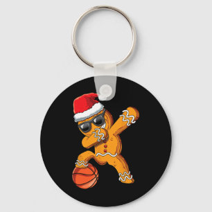 Christmas Dabbing Gingerbread Man Dab Cool Bysketb Key Ring