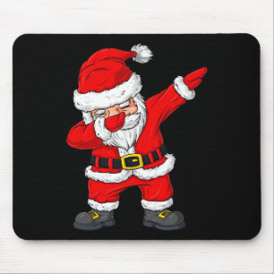 Christmas Dabbing Santa Claus Boys Girls Kids Xmas Mouse Pad