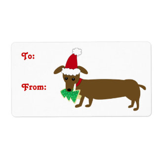Christmas Dachshund