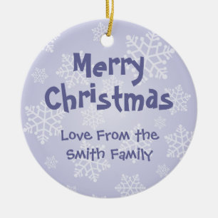 Christmas Dachshund (add your own message) Ceramic Tree Decoration