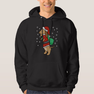 Christmas Dachshund Dog Cute Wiener Dogs Xmas Hoodie