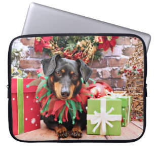 Christmas - Dachshund - Tanner Laptop Sleeve