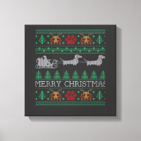 Christmas Dachshund Wiener Dog Dachshund Ugly Chri