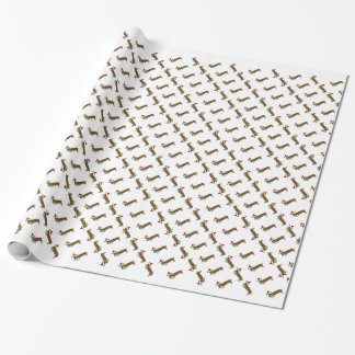 Christmas Dachshund Wrapping Paper