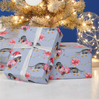 Christmas Dachshund Wrapping Paper