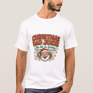 Christmas Dad Jokes Retro T-Shirt