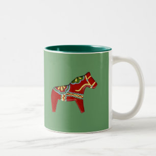 Christmas Dala Horse Mug