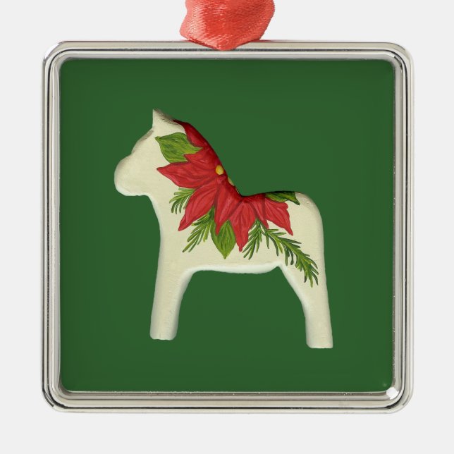 Christmas Dala Horse Ornament (Front)