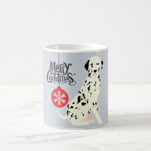 Christmas Dalmatian Coffee Mug
