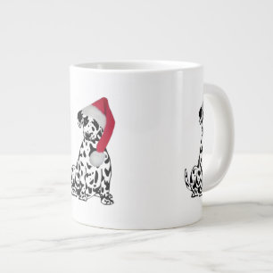 Christmas Dalmatian Large Coffee Mug
