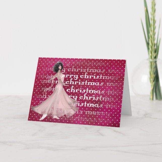 Christmas Dancer - Holiday Greeting Card (Front)