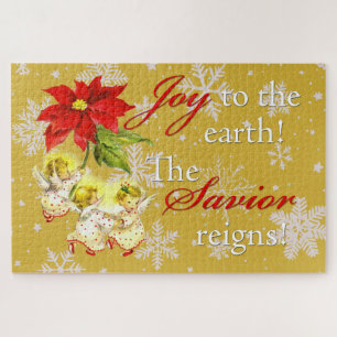 Christmas Dancing Baby Angels Jigsaw Puzzle