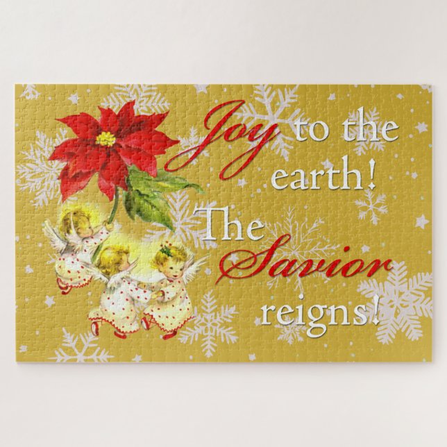 Christmas Dancing Baby Angels Jigsaw Puzzle (Horizontal)