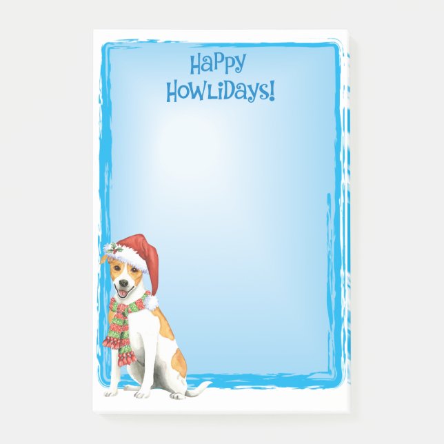 Christmas Danish–Swedish Farmdog Post-it Notes (Front)