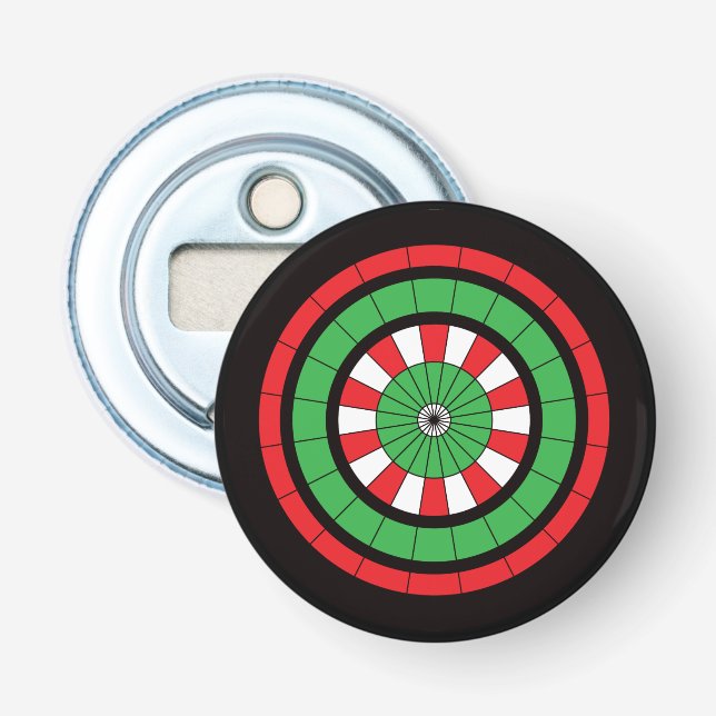 Christmas Dartboard Bottle Opener (Front)