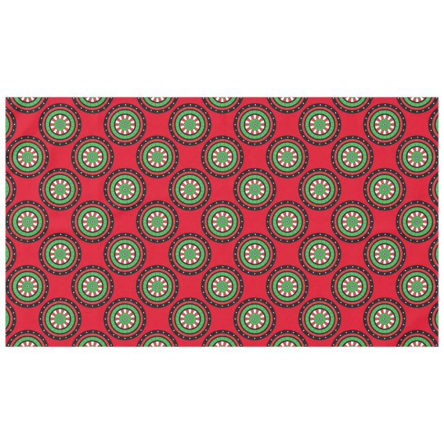 Christmas Dartboards Tablecloth (Front (Horizontal))