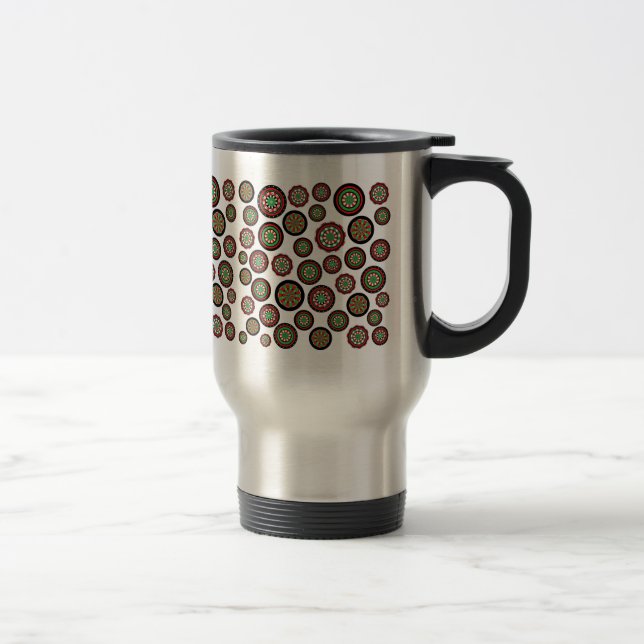 Christmas Dartboards Travel Mug (Right)