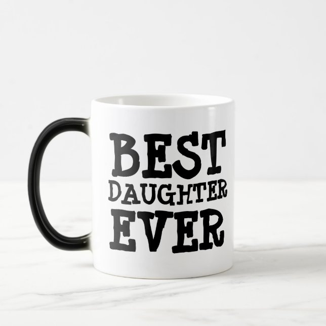 CHRISTMAS DAUGHTER BEST EVER COFFEE MUG (Left)