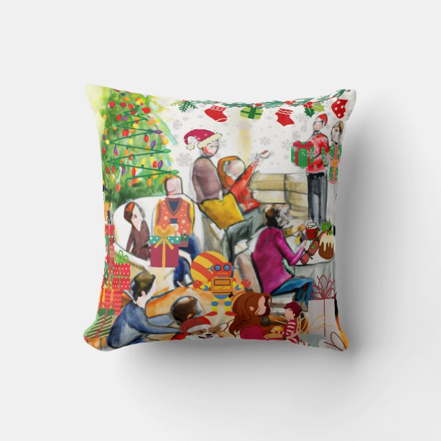Christmas Day Cushion (Front)