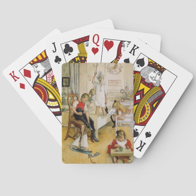 Christmas Day in the Nursery Playing Cards (Back)