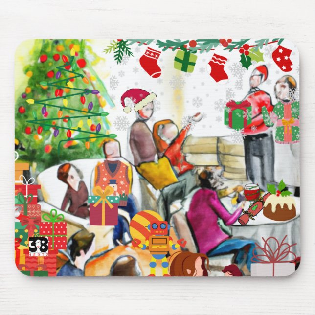 Christmas Day Mouse Pad (Front)
