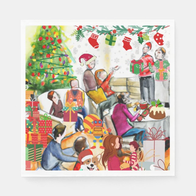 Christmas Day Napkin (Front)