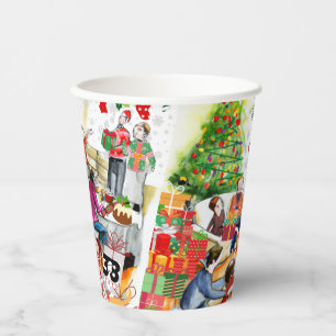 Christmas Day Paper Cups