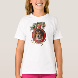 Christmas - Deck the Halls - Beagles T-Shirt