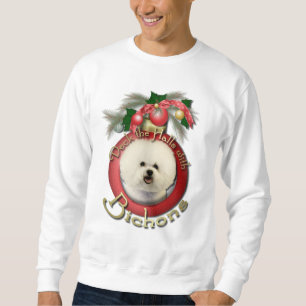 Christmas - Deck the Halls - Bichons Sweatshirt