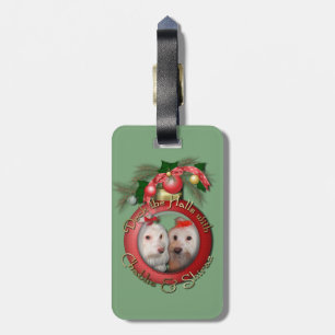 Christmas - Deck the Halls - Chablis & Shiraz Luggage Tag