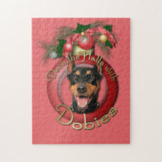 Christmas - Deck the Halls - Dobies - Megyan Jigsaw Puzzle