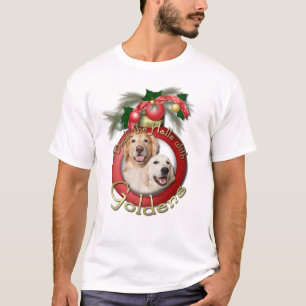 Christmas - Deck the Halls - Goldens Corona Tebow T-Shirt
