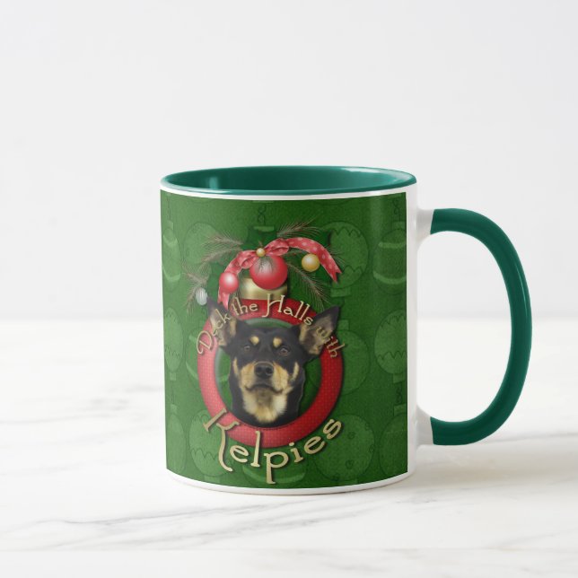 Christmas - Deck the Halls - Kelpies Mug (Right)