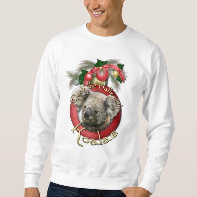 Christmas - Deck the Halls - Koalas Sweatshirt (Front)