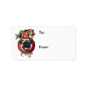 Christmas - Deck the Halls - Pugs Label