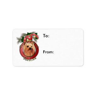 Christmas - Deck the Halls - Yorkies Label