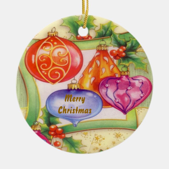 Christmas Deco Ceramic Tree Decoration (Front)