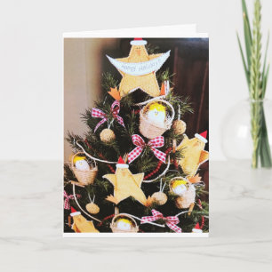 CHRISTMAS DECOR AND CHRISTMAS GREETINGS ALL IN ONE CARD