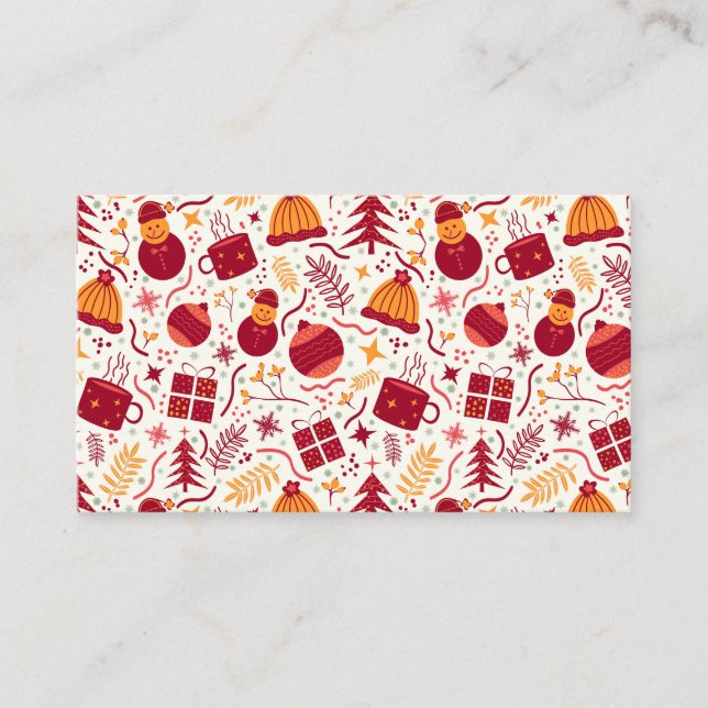 Christmas Decor  Business Card (Front)