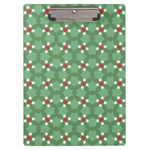 Christmas decor pillow clipboard