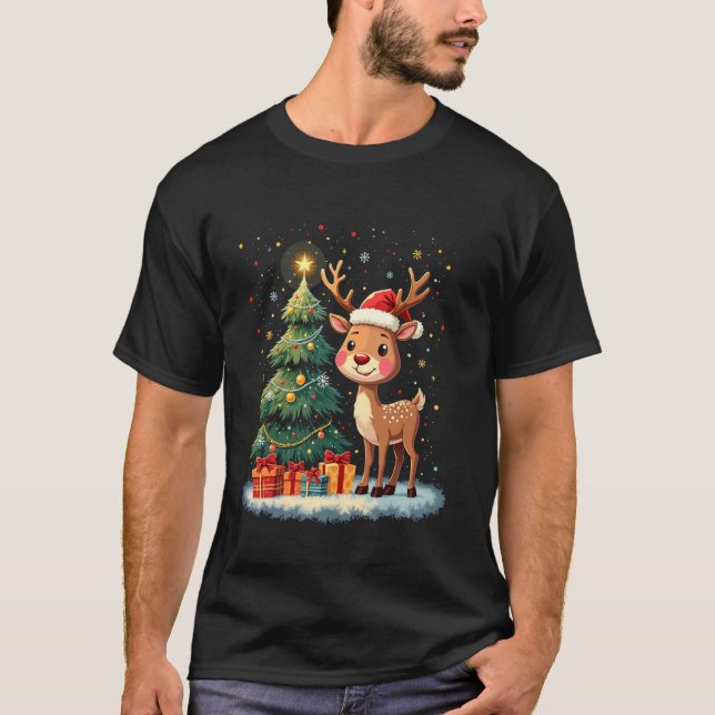 Christmas decor reindeer T-Shirt (Front)