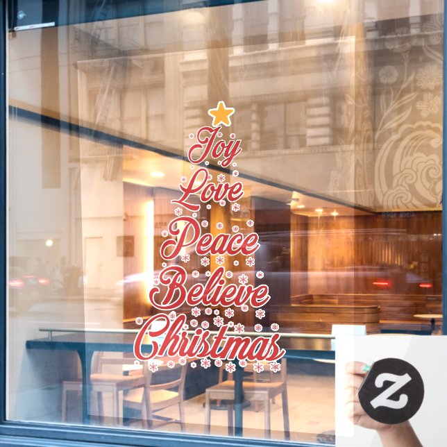 Christmas decoration  (Cafe Window)