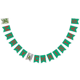 Christmas decoration bunting