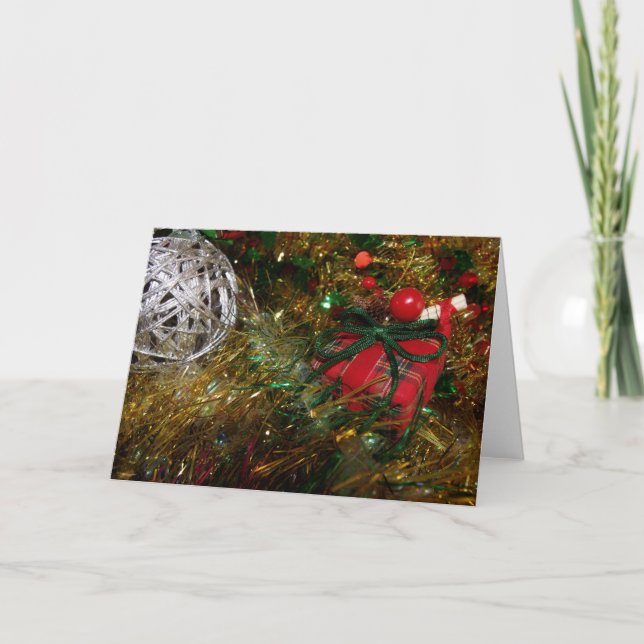 Christmas decoration Card (Front)