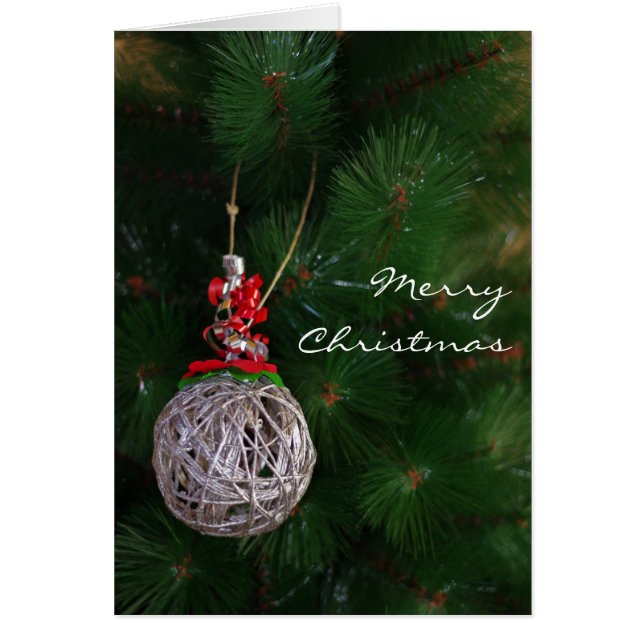 Christmas decoration Card (Front)